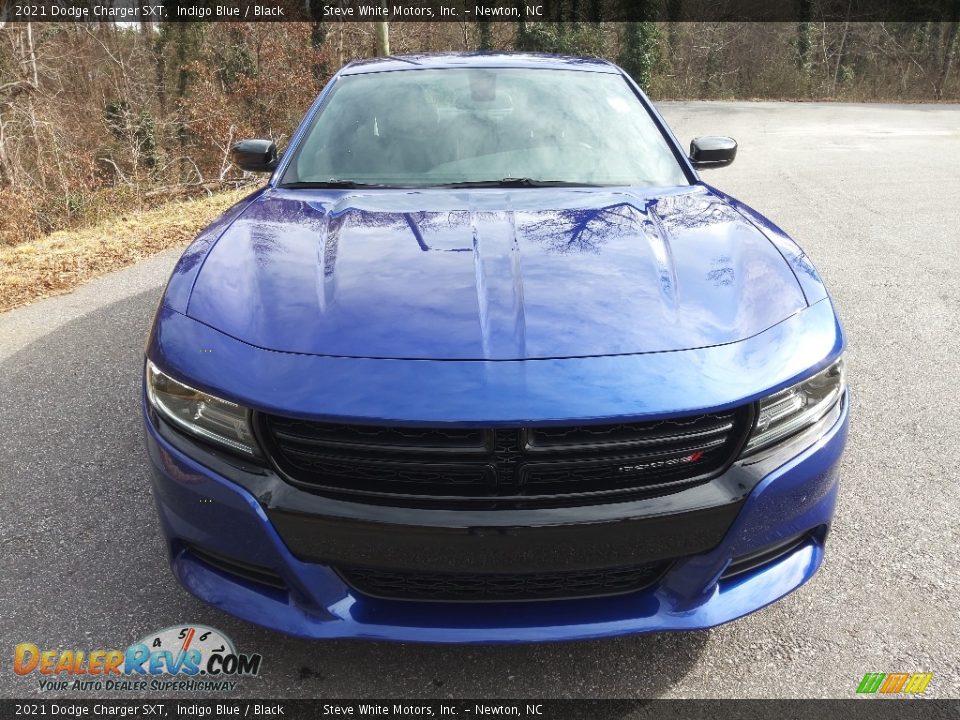 2021 Dodge Charger SXT Indigo Blue / Black Photo #3