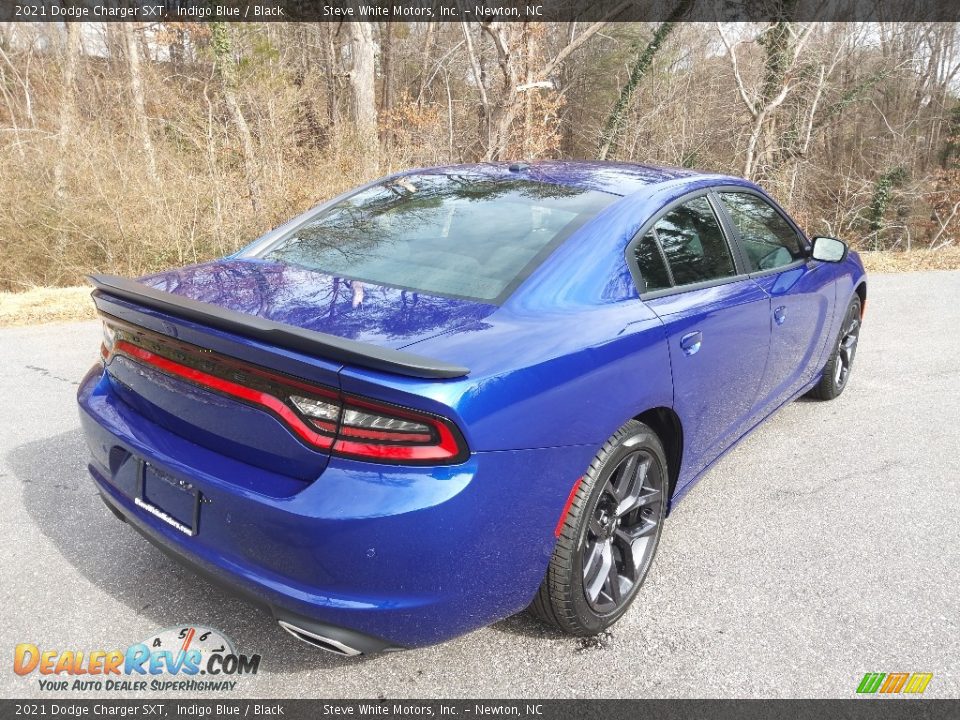 2021 Dodge Charger SXT Indigo Blue / Black Photo #6