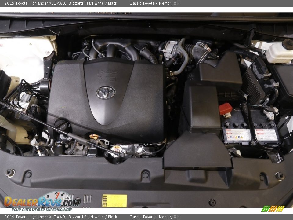 2019 Toyota Highlander XLE AWD Blizzard Pearl White / Black Photo #20