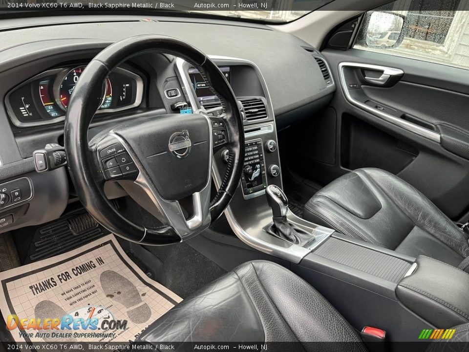 Black Interior - 2014 Volvo XC60 T6 AWD Photo #16
