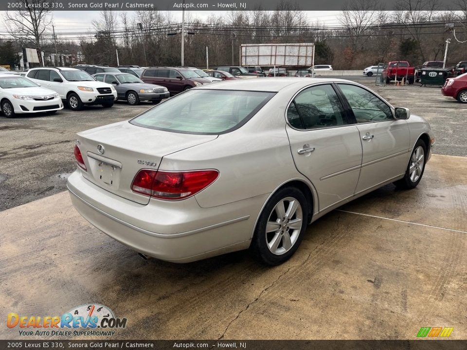 2005 Lexus ES 330 Sonora Gold Pearl / Cashmere Photo #3