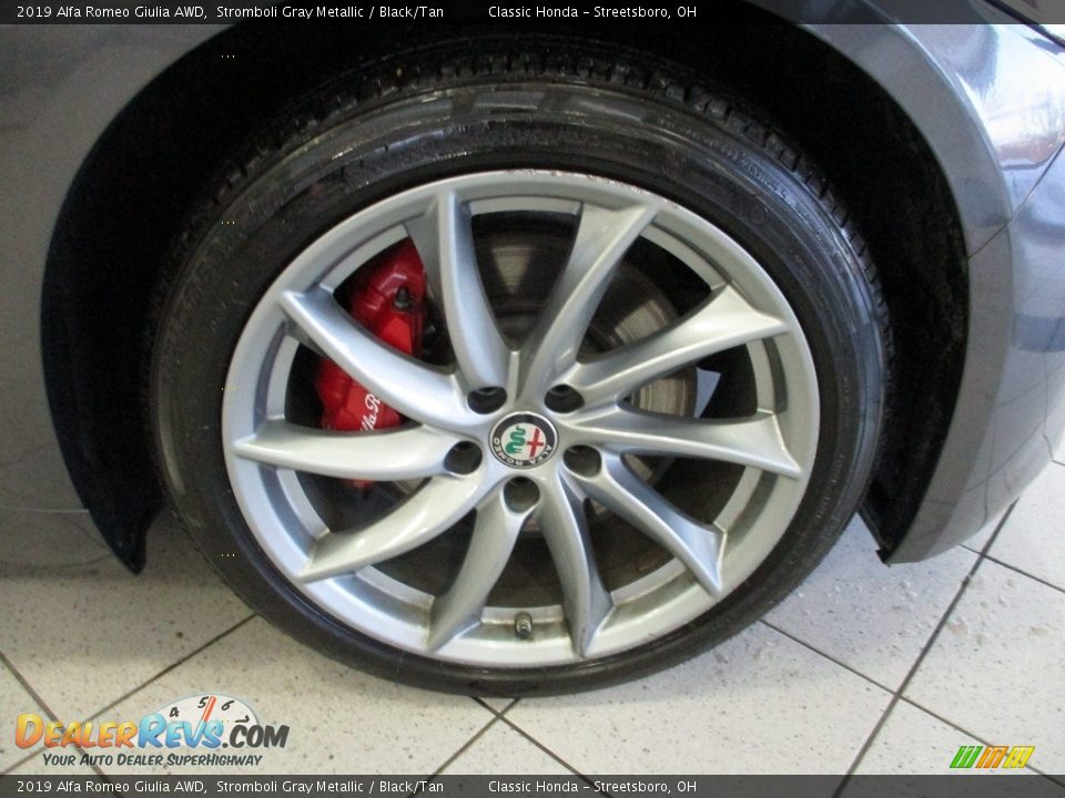 2019 Alfa Romeo Giulia AWD Stromboli Gray Metallic / Black/Tan Photo #5