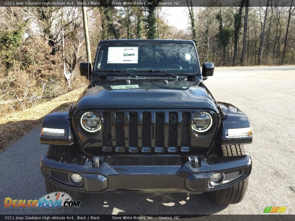 2021 Jeep Gladiator High Altitude 4x4 Black / Black Photo #3