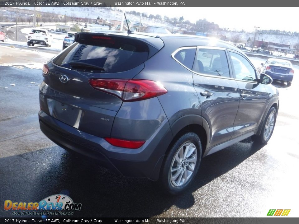 2017 Hyundai Tucson SE AWD Coliseum Gray / Gray Photo #8