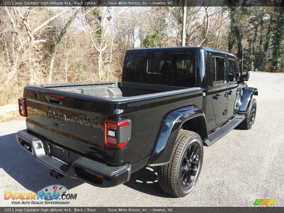 2021 Jeep Gladiator High Altitude 4x4 Black / Black Photo #6