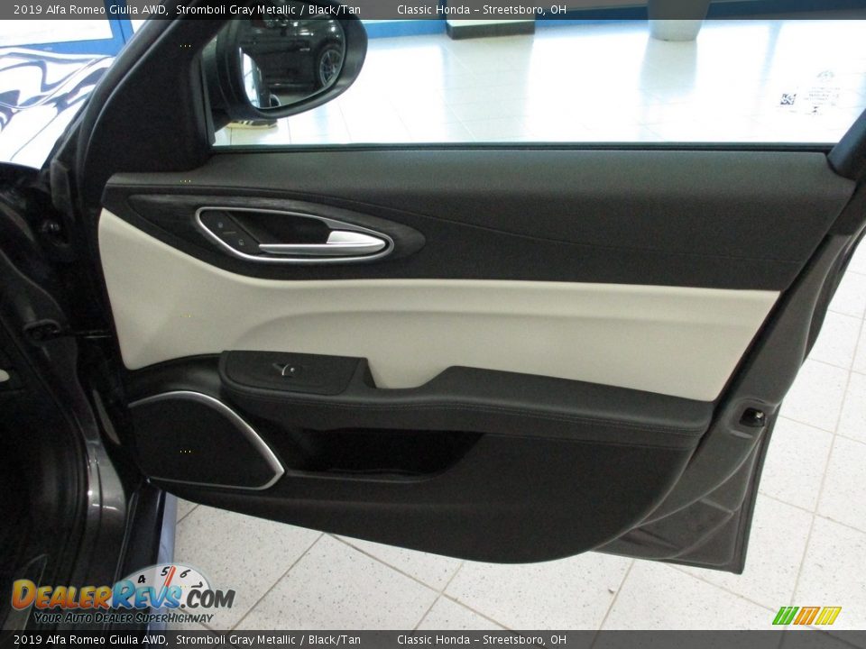 2019 Alfa Romeo Giulia AWD Stromboli Gray Metallic / Black/Tan Photo #14