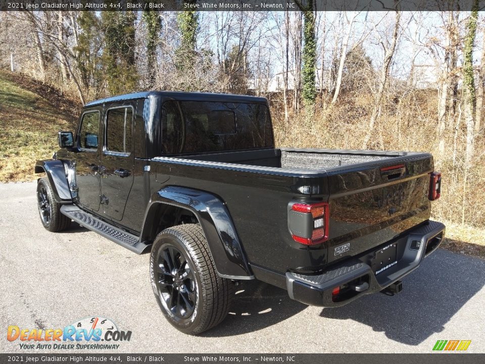 2021 Jeep Gladiator High Altitude 4x4 Black / Black Photo #9