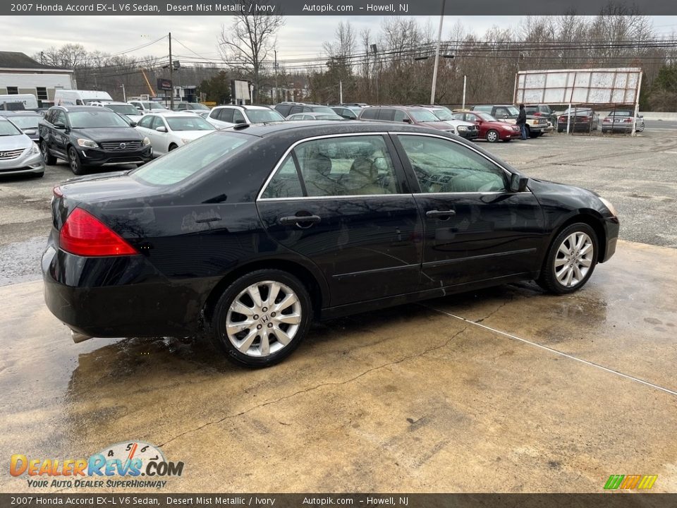 2007 Honda Accord EX-L V6 Sedan Desert Mist Metallic / Ivory Photo #8