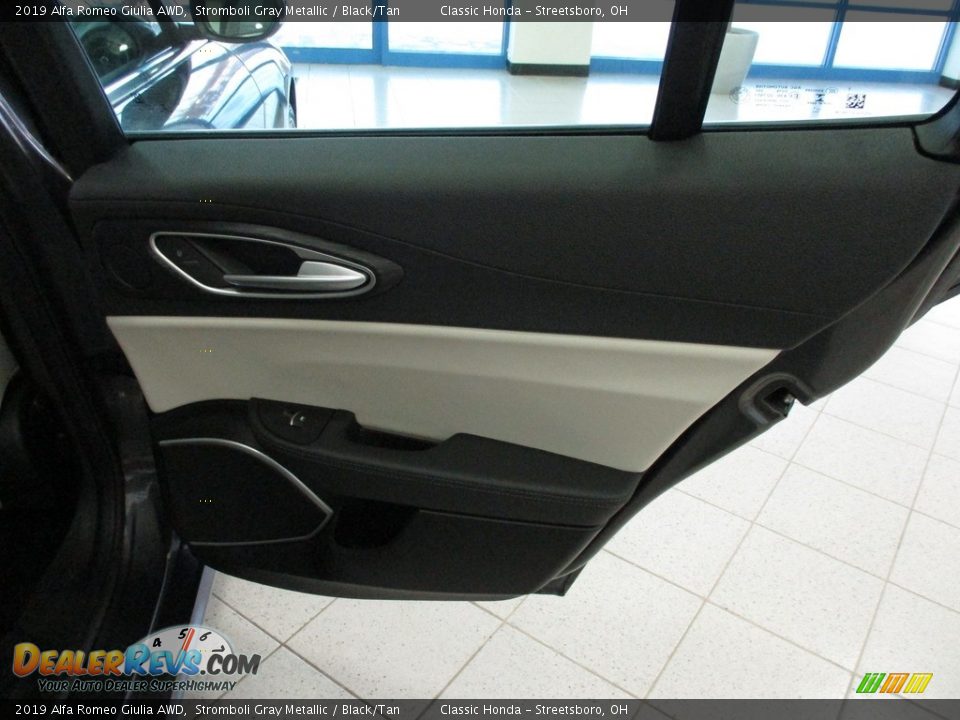 2019 Alfa Romeo Giulia AWD Stromboli Gray Metallic / Black/Tan Photo #18