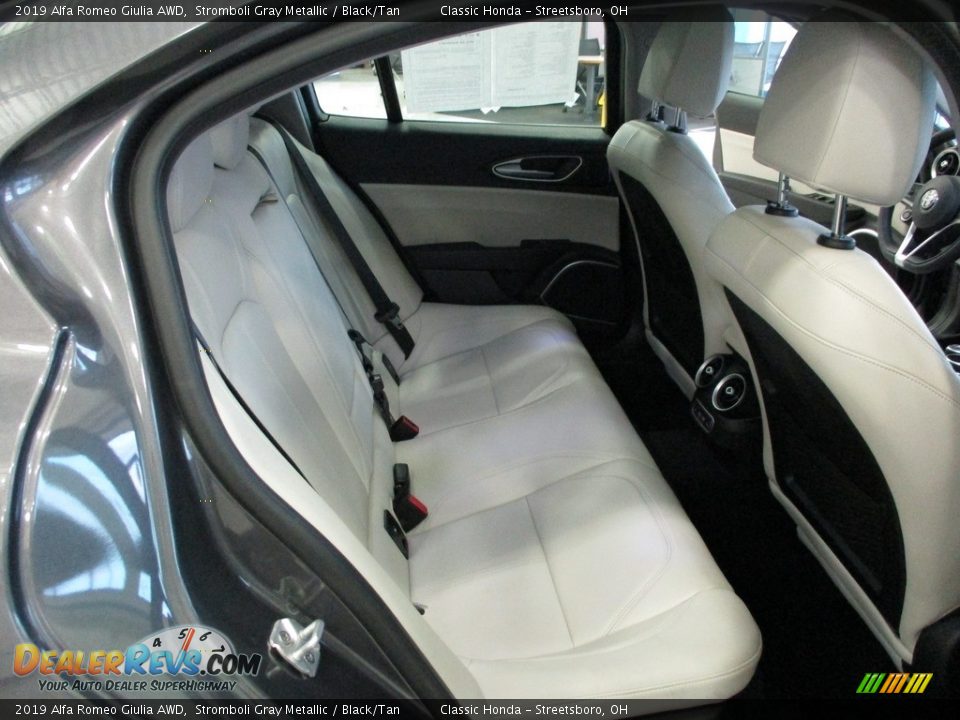 2019 Alfa Romeo Giulia AWD Stromboli Gray Metallic / Black/Tan Photo #20