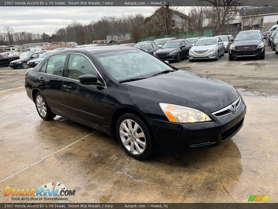 2007 Honda Accord EX-L V6 Sedan Desert Mist Metallic / Ivory Photo #10