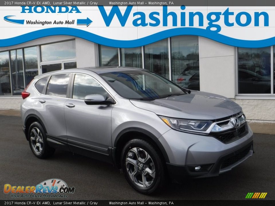 2017 Honda CR-V EX AWD Lunar Silver Metallic / Gray Photo #1