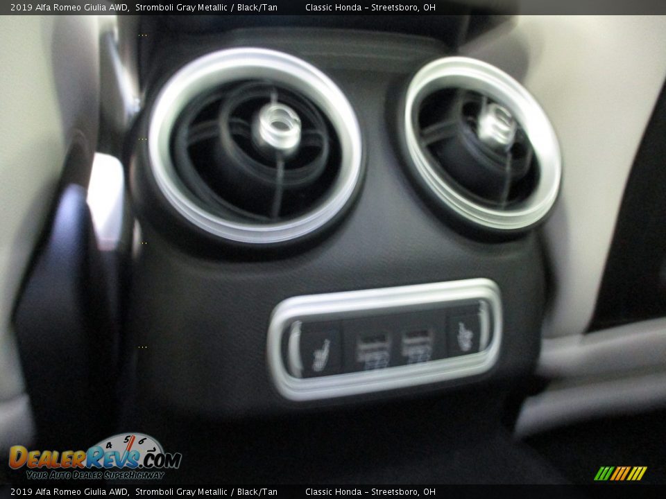 2019 Alfa Romeo Giulia AWD Stromboli Gray Metallic / Black/Tan Photo #26