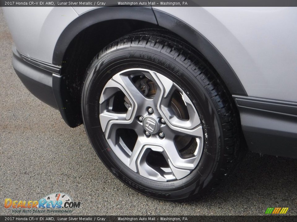 2017 Honda CR-V EX AWD Lunar Silver Metallic / Gray Photo #3