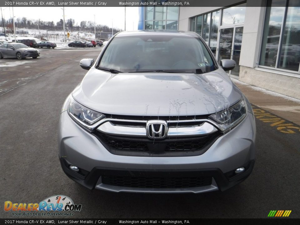 2017 Honda CR-V EX AWD Lunar Silver Metallic / Gray Photo #5