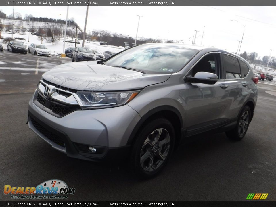 2017 Honda CR-V EX AWD Lunar Silver Metallic / Gray Photo #6