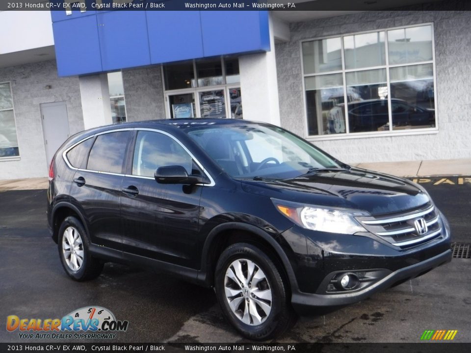 2013 Honda CR-V EX AWD Crystal Black Pearl / Black Photo #1