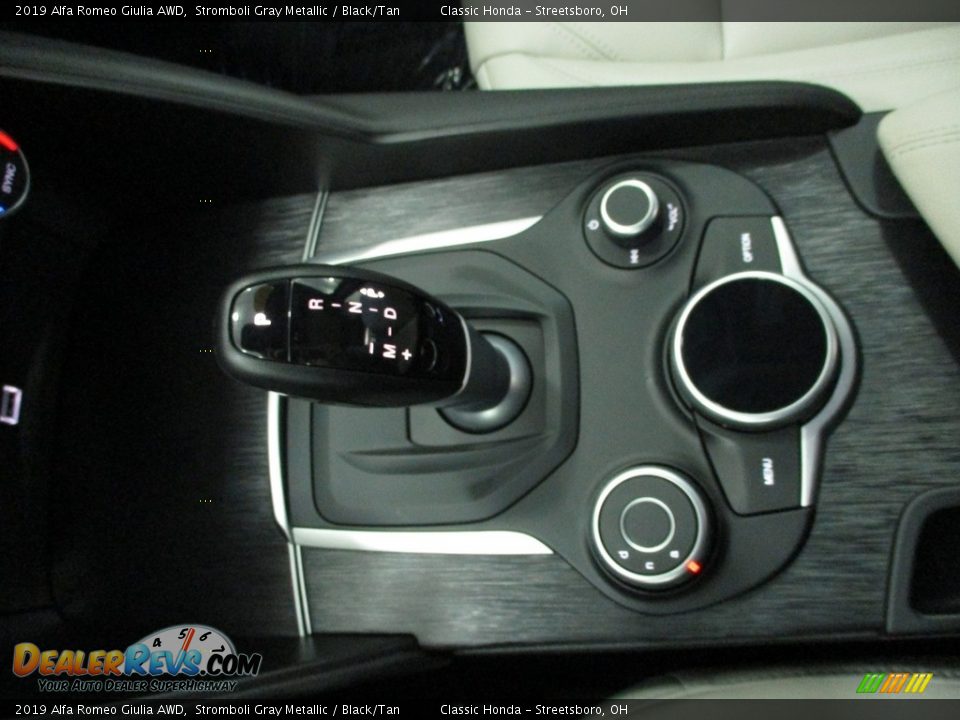 2019 Alfa Romeo Giulia AWD Stromboli Gray Metallic / Black/Tan Photo #35