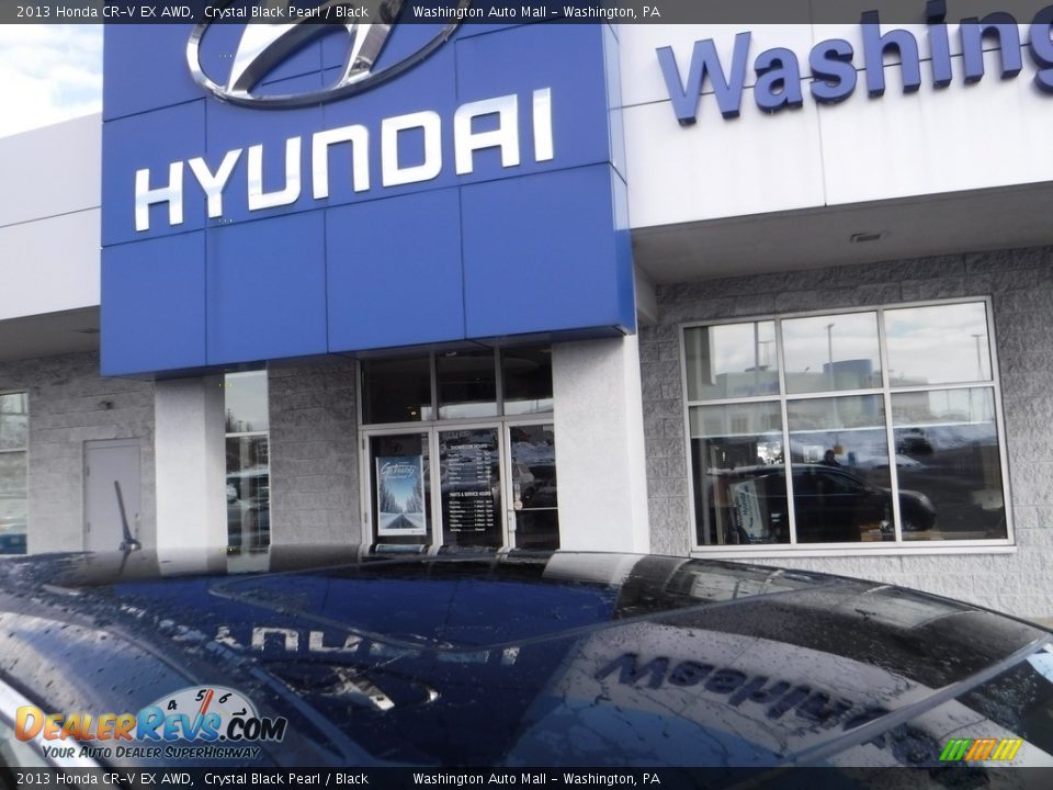 2013 Honda CR-V EX AWD Crystal Black Pearl / Black Photo #3