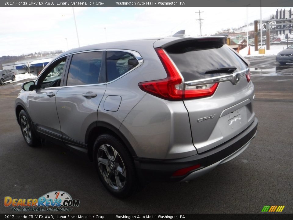 2017 Honda CR-V EX AWD Lunar Silver Metallic / Gray Photo #9