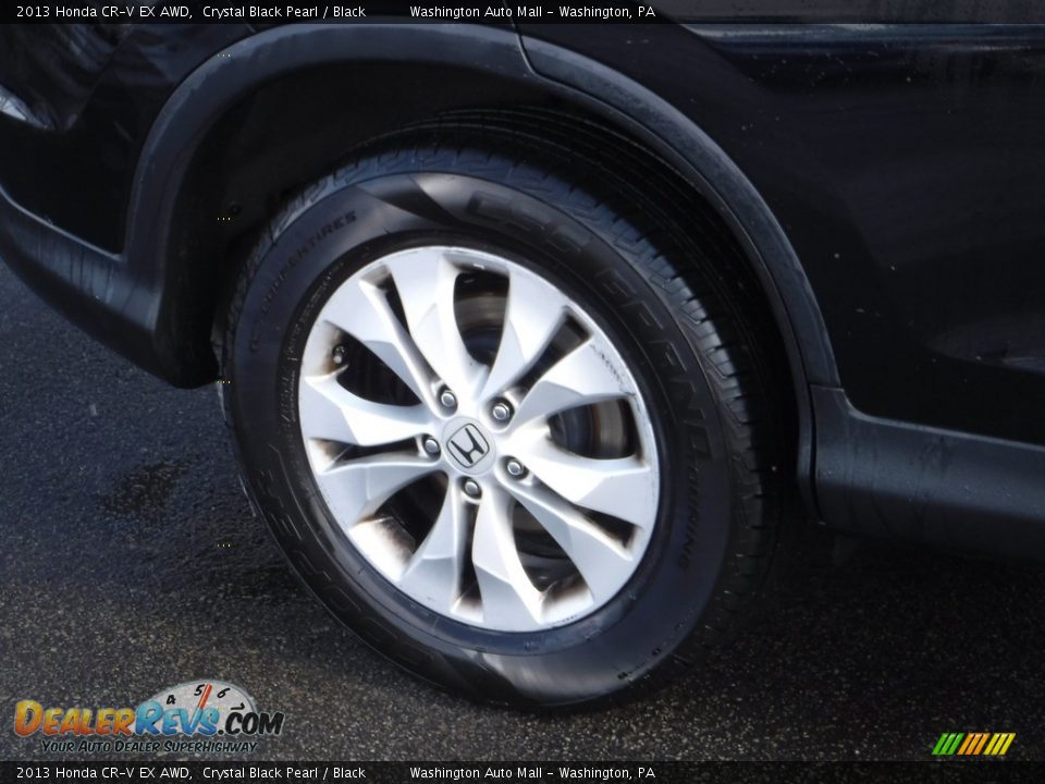 2013 Honda CR-V EX AWD Crystal Black Pearl / Black Photo #4