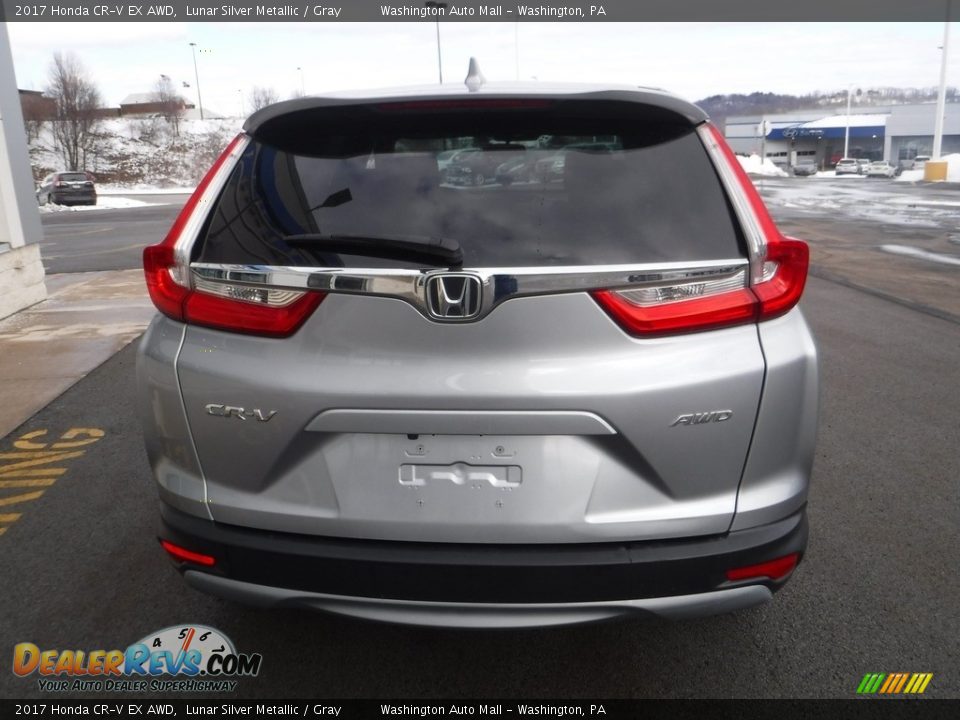 2017 Honda CR-V EX AWD Lunar Silver Metallic / Gray Photo #10