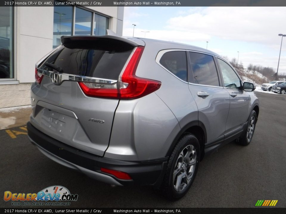 2017 Honda CR-V EX AWD Lunar Silver Metallic / Gray Photo #11