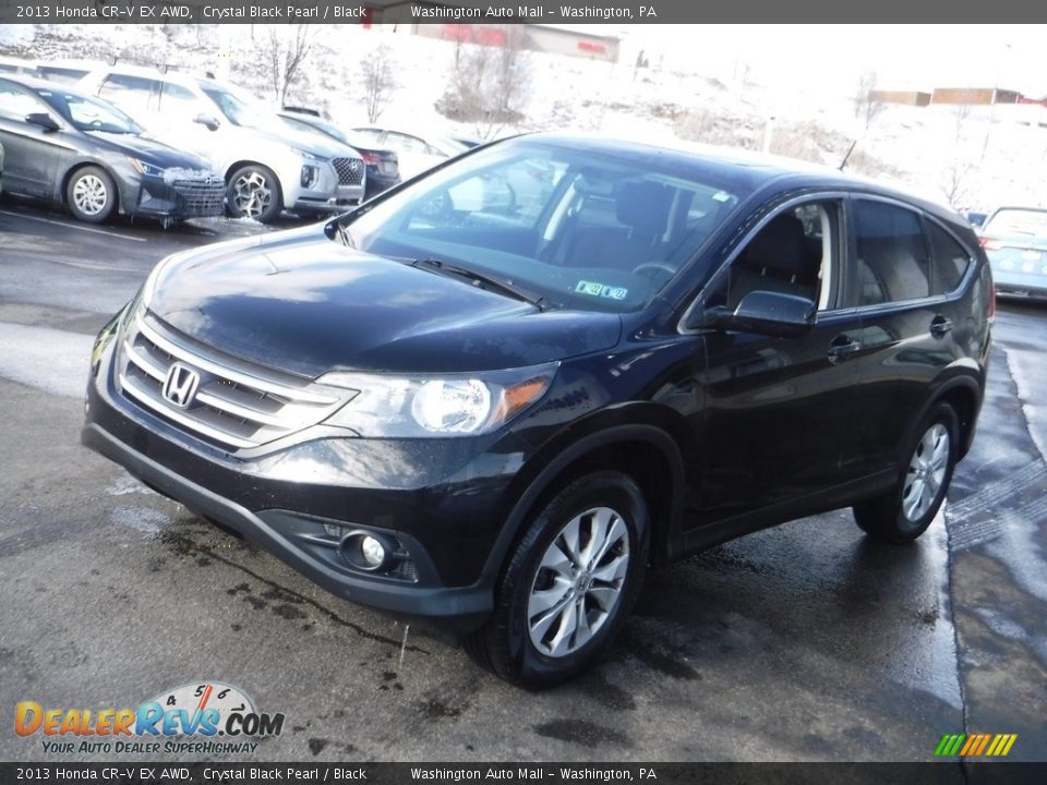 2013 Honda CR-V EX AWD Crystal Black Pearl / Black Photo #6