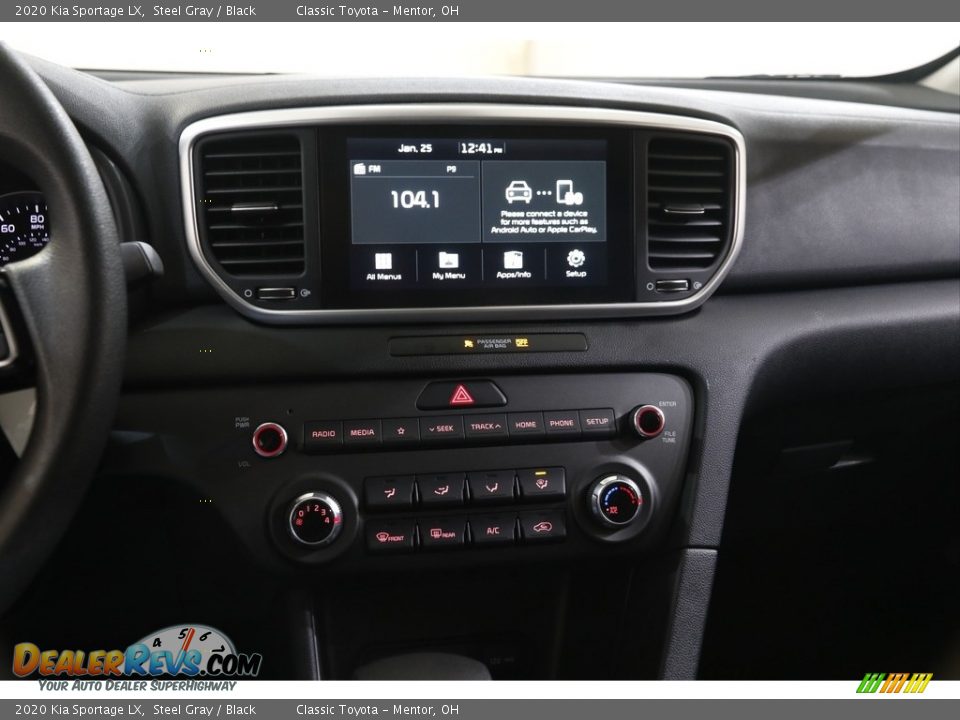 2020 Kia Sportage LX Steel Gray / Black Photo #9