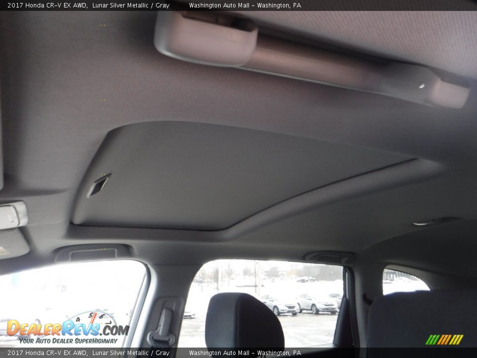 2017 Honda CR-V EX AWD Lunar Silver Metallic / Gray Photo #13