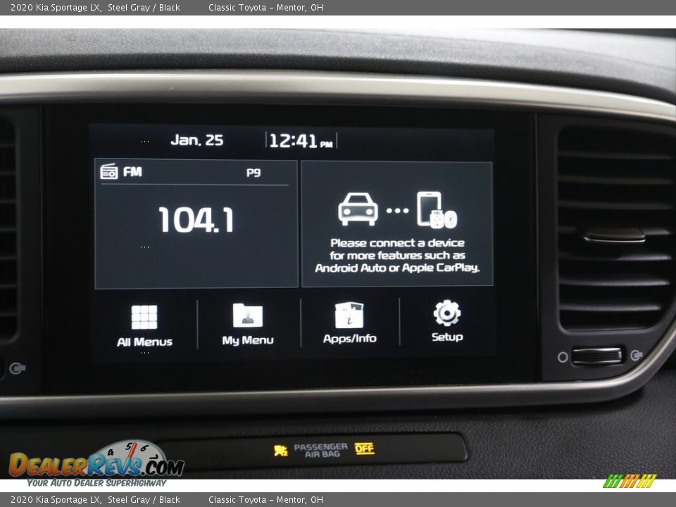2020 Kia Sportage LX Steel Gray / Black Photo #10