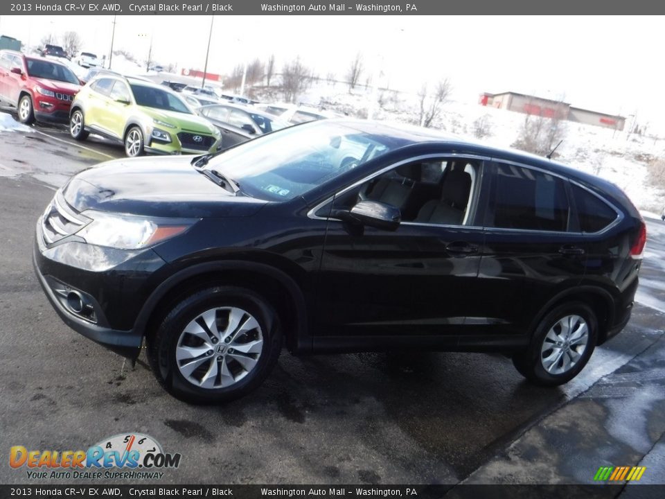 2013 Honda CR-V EX AWD Crystal Black Pearl / Black Photo #7