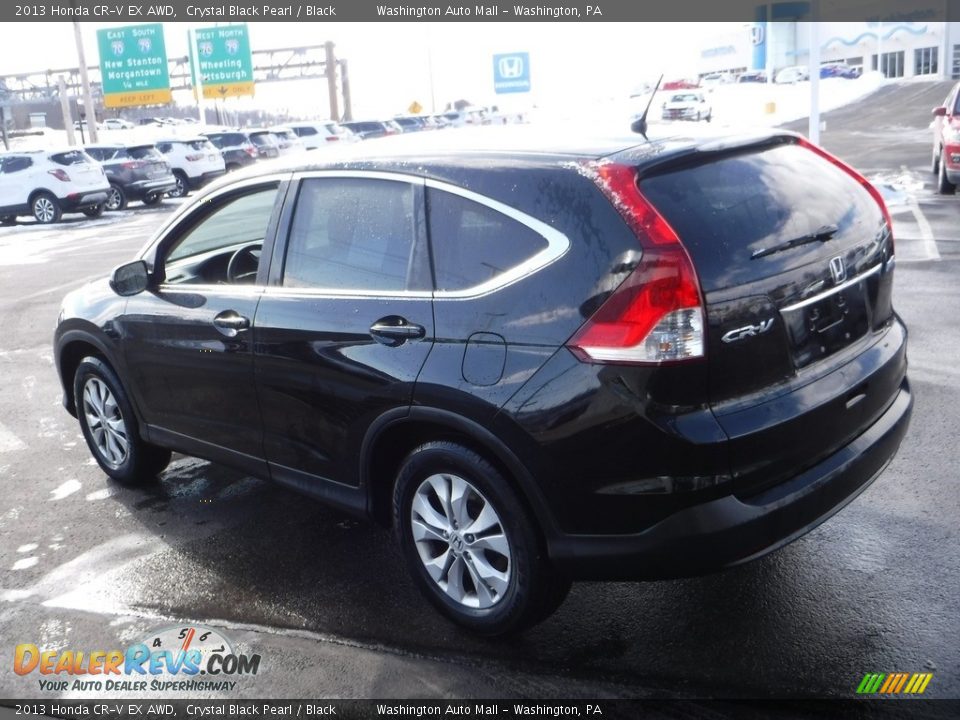 2013 Honda CR-V EX AWD Crystal Black Pearl / Black Photo #8