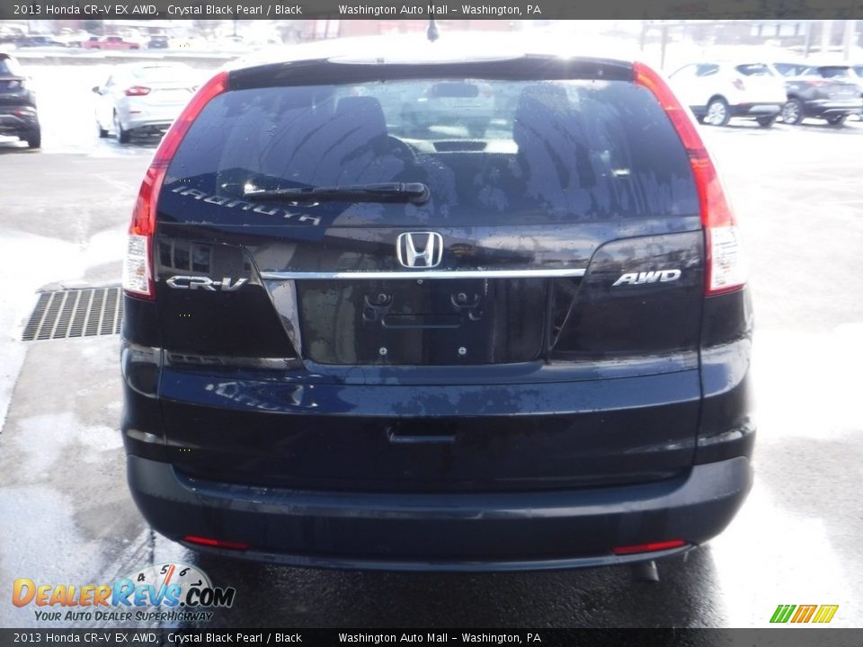 2013 Honda CR-V EX AWD Crystal Black Pearl / Black Photo #9