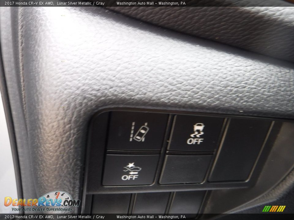 2017 Honda CR-V EX AWD Lunar Silver Metallic / Gray Photo #16