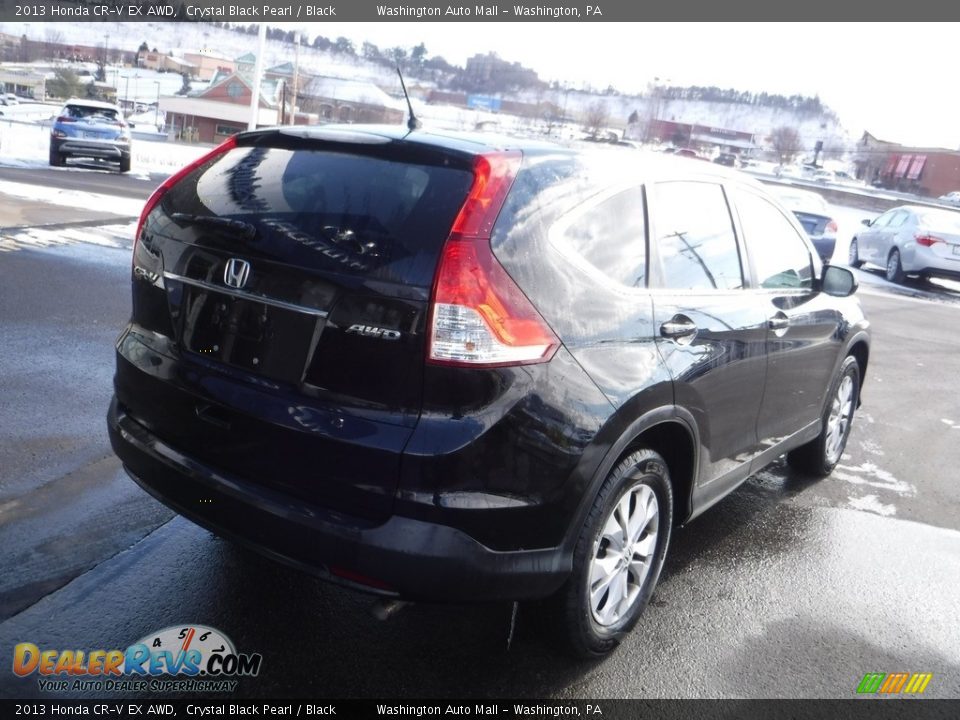 2013 Honda CR-V EX AWD Crystal Black Pearl / Black Photo #10