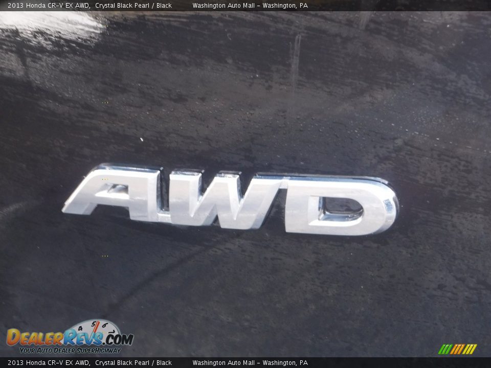 2013 Honda CR-V EX AWD Crystal Black Pearl / Black Photo #11