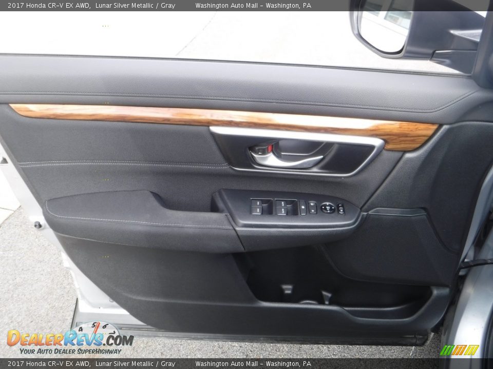 2017 Honda CR-V EX AWD Lunar Silver Metallic / Gray Photo #18