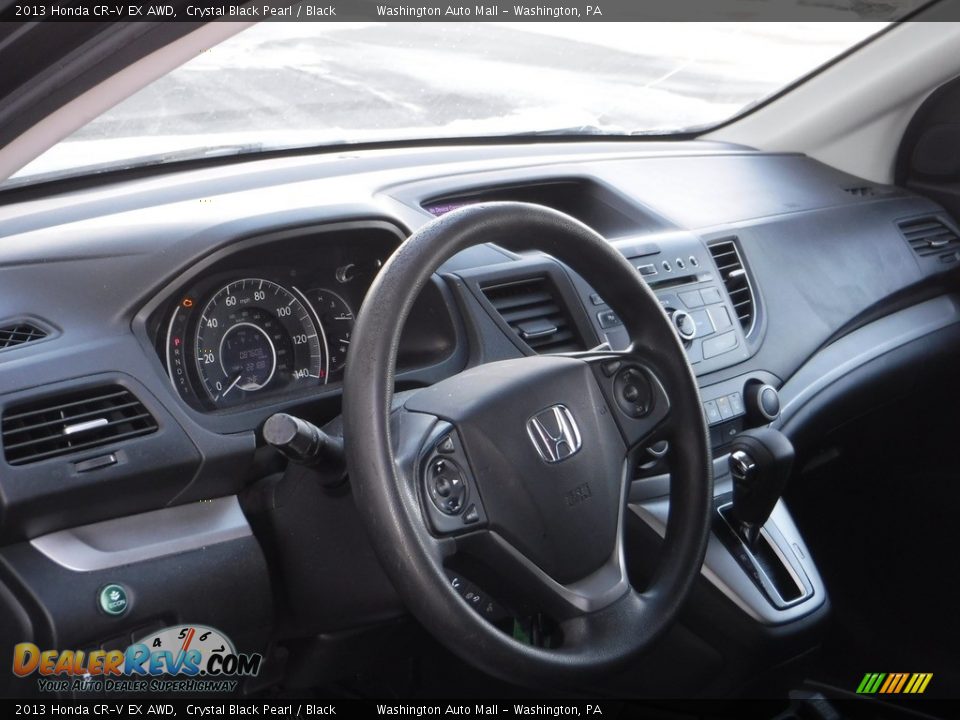 2013 Honda CR-V EX AWD Crystal Black Pearl / Black Photo #13