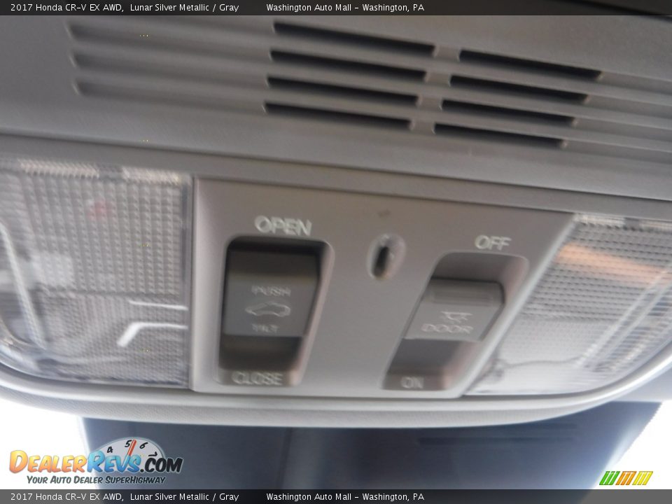 2017 Honda CR-V EX AWD Lunar Silver Metallic / Gray Photo #21