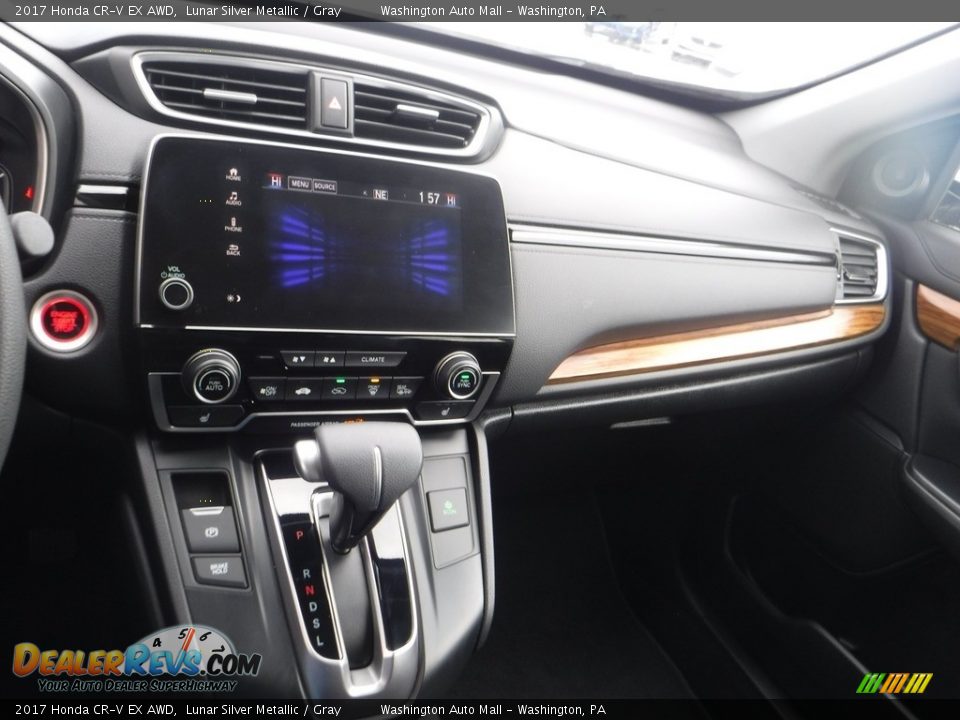 2017 Honda CR-V EX AWD Lunar Silver Metallic / Gray Photo #22