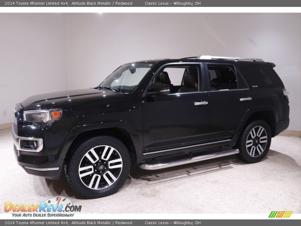 2014 Toyota 4Runner Limited 4x4 Attitude Black Metallic / Redwood Photo #3