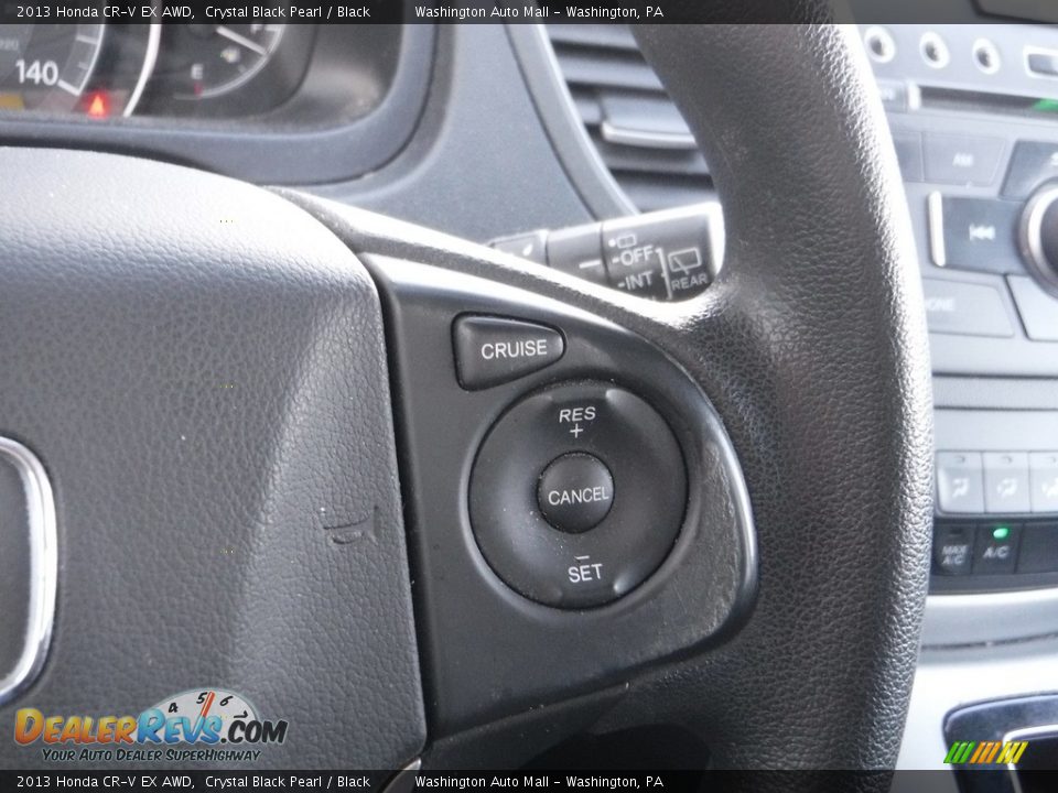 2013 Honda CR-V EX AWD Crystal Black Pearl / Black Photo #19