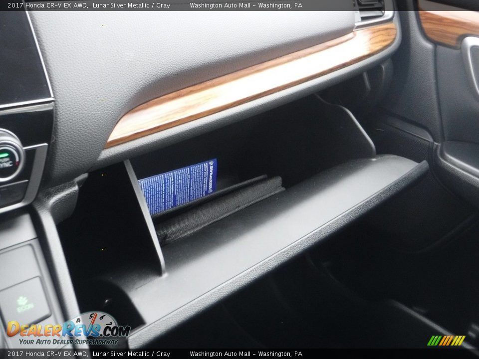 2017 Honda CR-V EX AWD Lunar Silver Metallic / Gray Photo #29