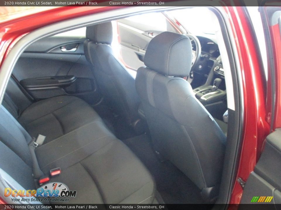 2020 Honda Civic LX Sedan Molten Lava Pearl / Black Photo #18