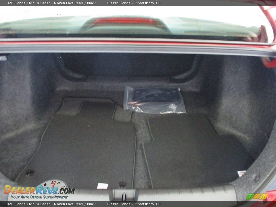 2020 Honda Civic LX Sedan Molten Lava Pearl / Black Photo #20