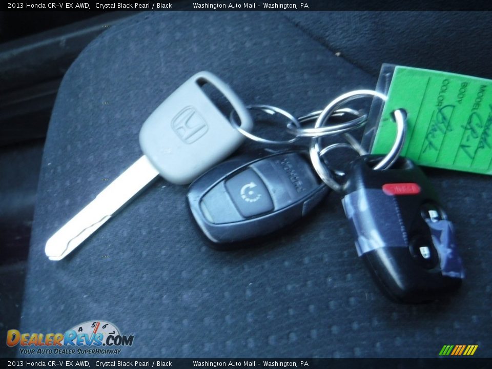 2013 Honda CR-V EX AWD Crystal Black Pearl / Black Photo #25