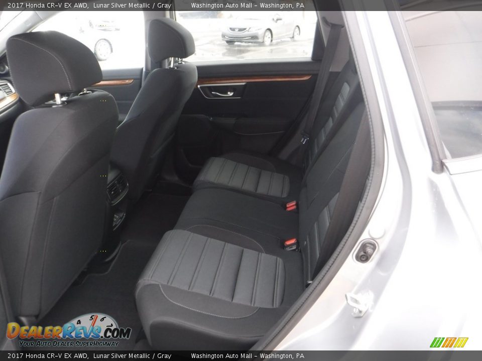 2017 Honda CR-V EX AWD Lunar Silver Metallic / Gray Photo #32