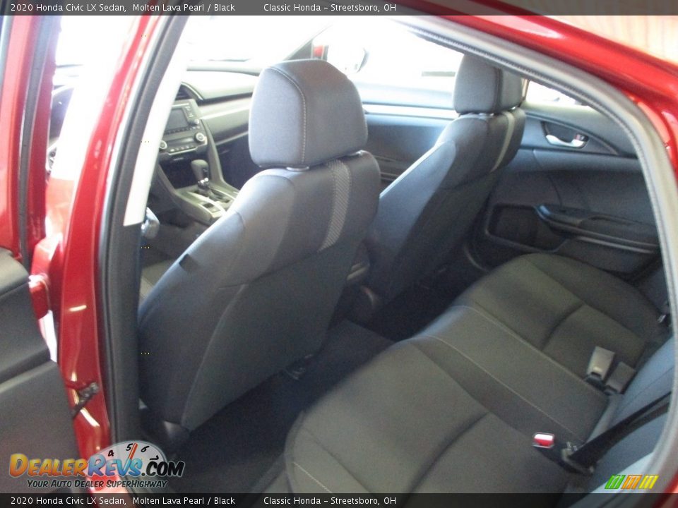 2020 Honda Civic LX Sedan Molten Lava Pearl / Black Photo #23