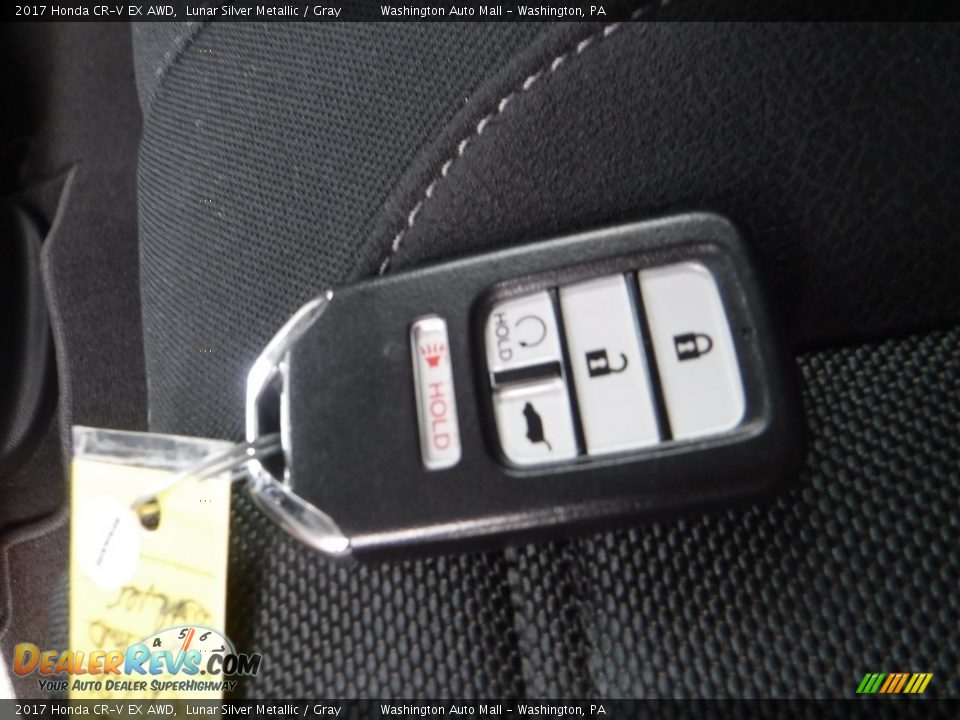 2017 Honda CR-V EX AWD Lunar Silver Metallic / Gray Photo #34